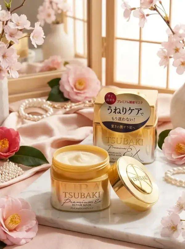 camellia oil ingredient used in Tsubaki hair mask