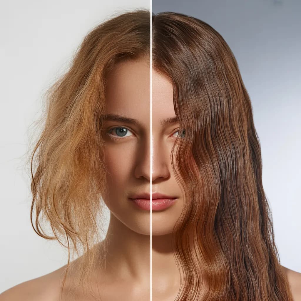 Damaged hair repair using Japanese hair mask treatment