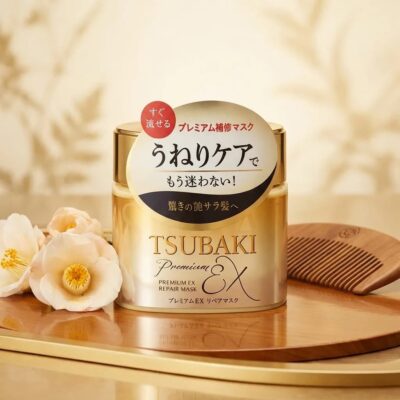 Shiseido Tsubaki Premium Repair Hair Mask Japanese camellia oil treatment